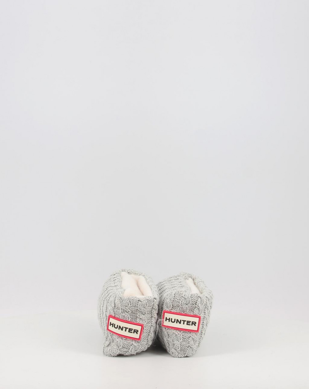 Chaussettes Hunter RECYCLED MINI CABLE BOOT TALL Gris