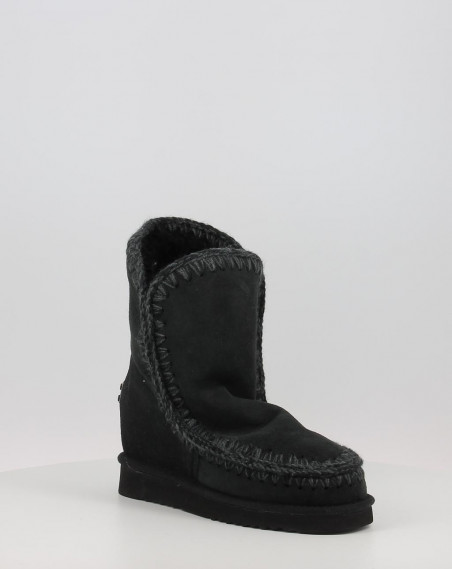 Bottes Mou ESKIMO INNER WEDGE SHORT BKBK Noir