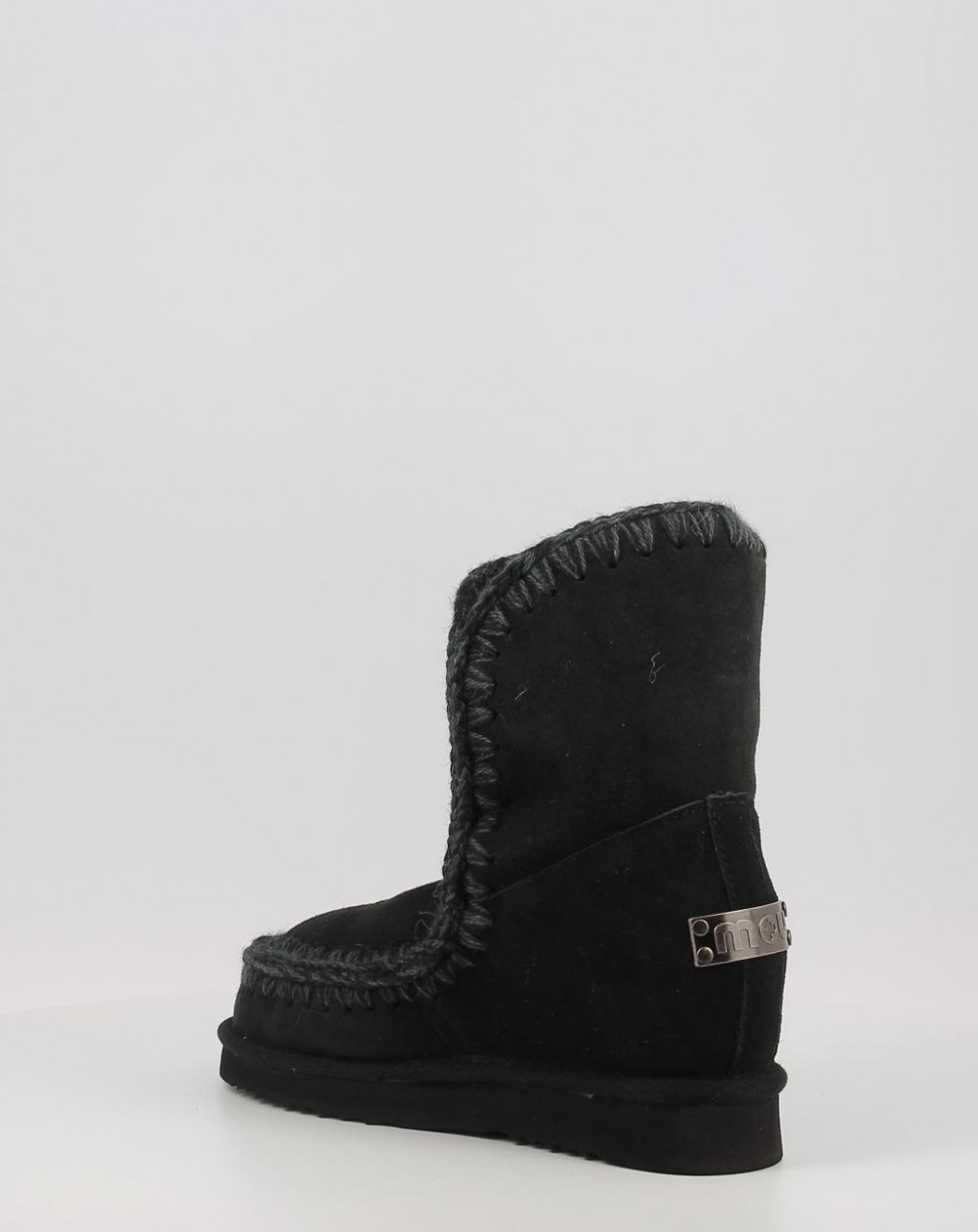 Bottes Mou ESKIMO INNER WEDGE SHORT BKBK Noir. Zapatos Obi