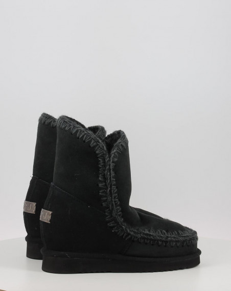 Bottes Mou ESKIMO INNER WEDGE SHORT BKBK Noir