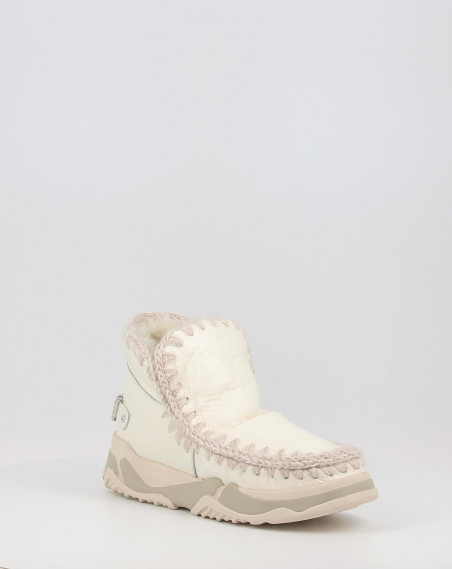 Bottines Mou ESKIMO TRAINER LOGO RHINESTONES WXWHI Blanc