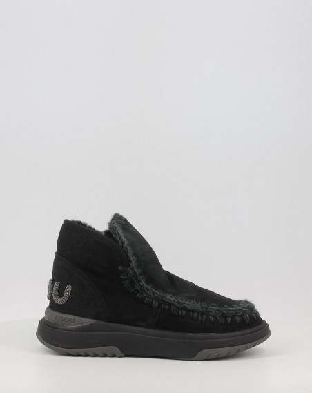 Bottines Mou ESKIMO JOGGER GLITTER LOGO BKBK Noir