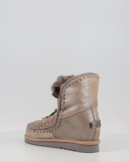 Bottes Mou INNER WEDGE FRONT HEART PATCH DUCAM Beige