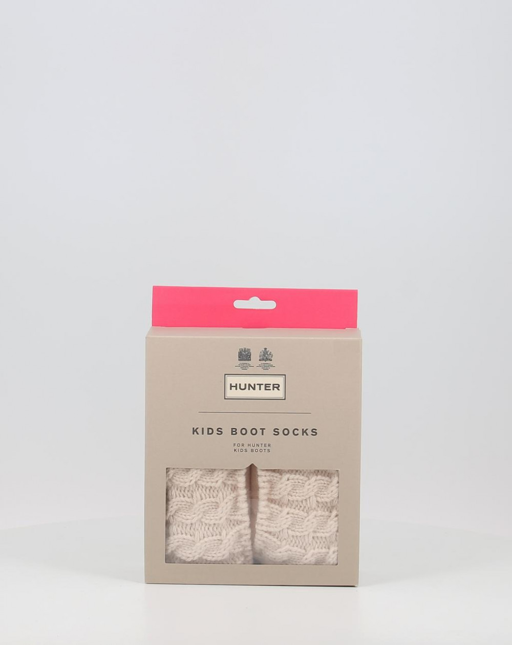 Chaussettes Hunter KIDS 6 STITCH CABLE BOOT SOCKS Blanc