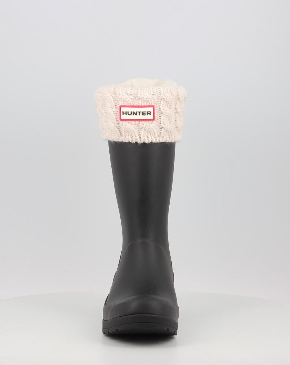 Chaussettes Hunter KIDS 6 STITCH CABLE BOOT SOCKS Blanc