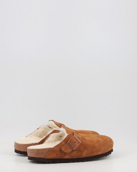 Mules Birkenstock BOSTON SHEARLING Cuir