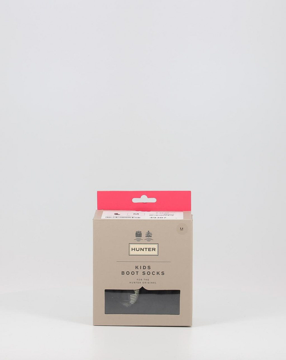 Calze Hunter KIDS 6 STITCH CABLE BOOT SOCKS Nero