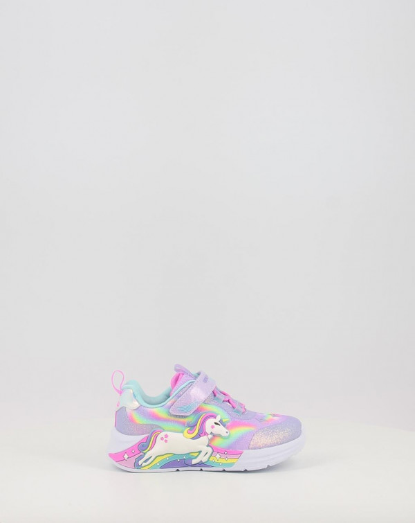 Baskets Skechers S-LIGHTS UNICORN CHASER Pourpre