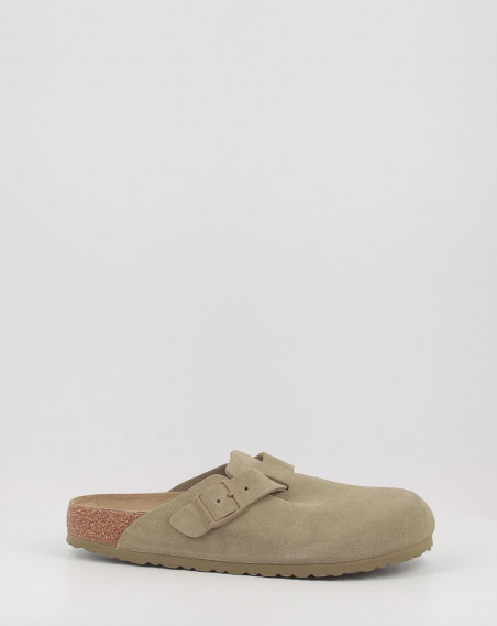 Zoccoli Birkenstock BOSTON  LEVE Faded Khaki Kaki Zoccoli Birkenstock BOSTON  LEVE Faded Khaki Kaki