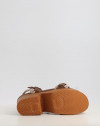HIGH HEEL WOOD CLOG BUCKLE