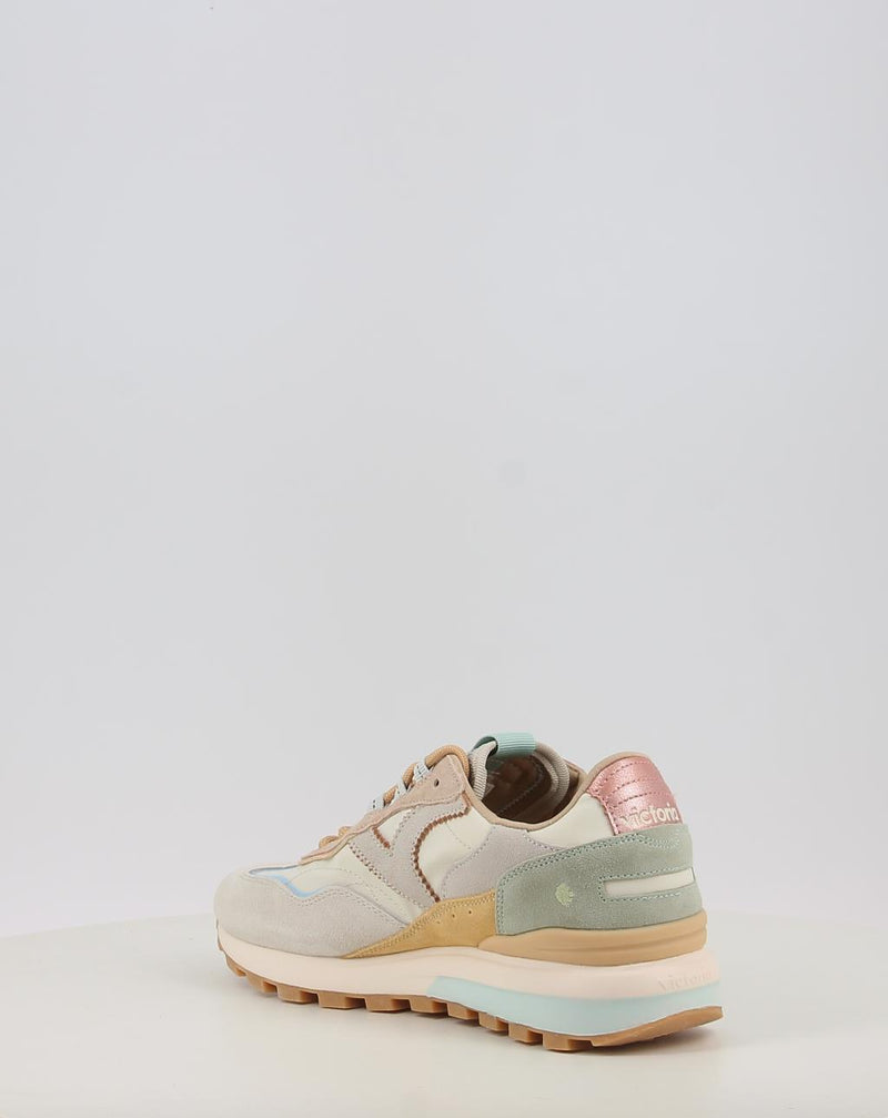 Baskets VICTORIA LUNA NYLON & SERRAJE 1156116 beige