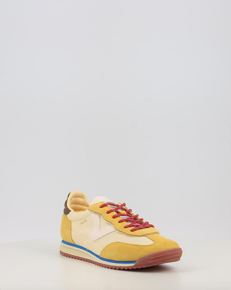 Baskets VICTORIA SATURNO NYLON & SERRAJE 1158110 jaune