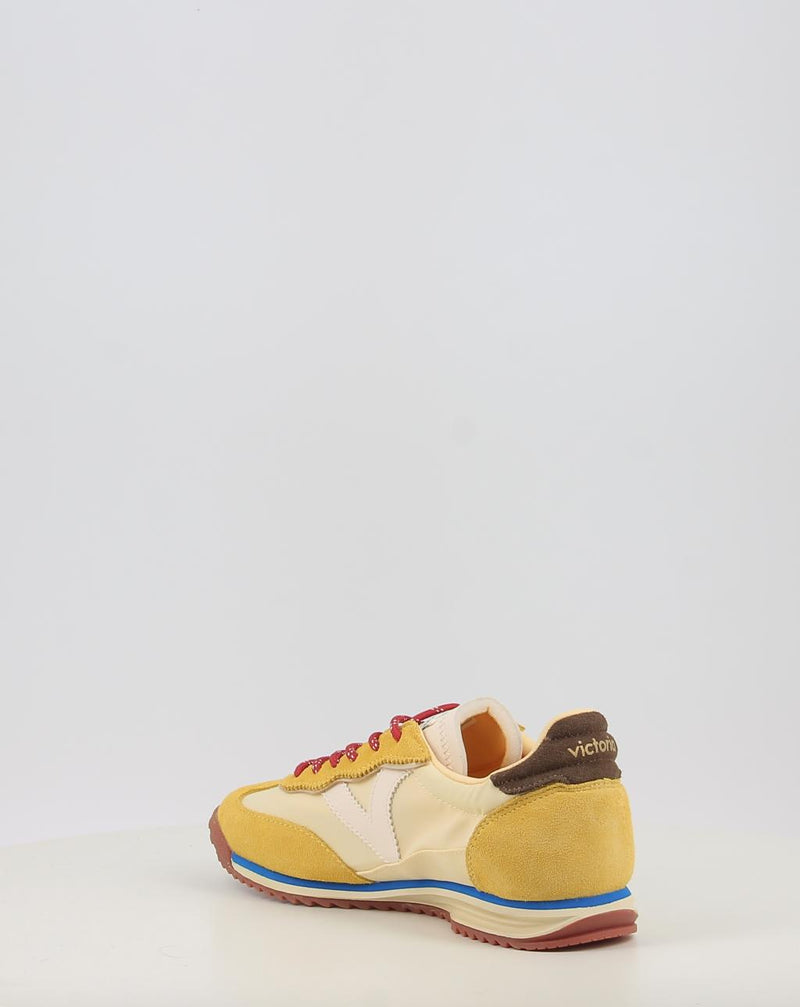 Baskets VICTORIA SATURNO NYLON & SERRAJE 1158110 jaune