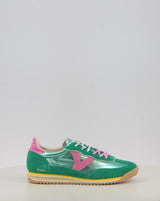 Baskets VICTORIA SATURNO NYLON & SERRAJE METAL 1158111 turquoise