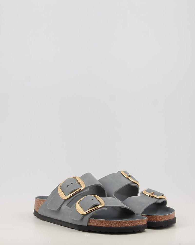 Sandales BIRKENSTOCK ARIZONA BIG BUCKLE LEOI gris