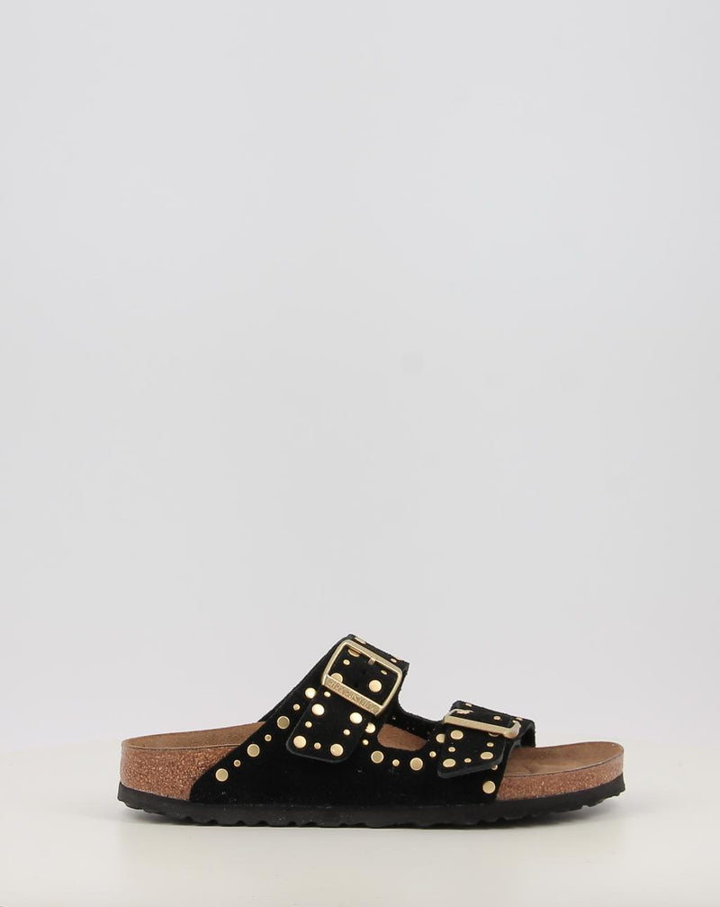Sandales BIRKENSTOCK ARIZONA RIVET LEVE noir