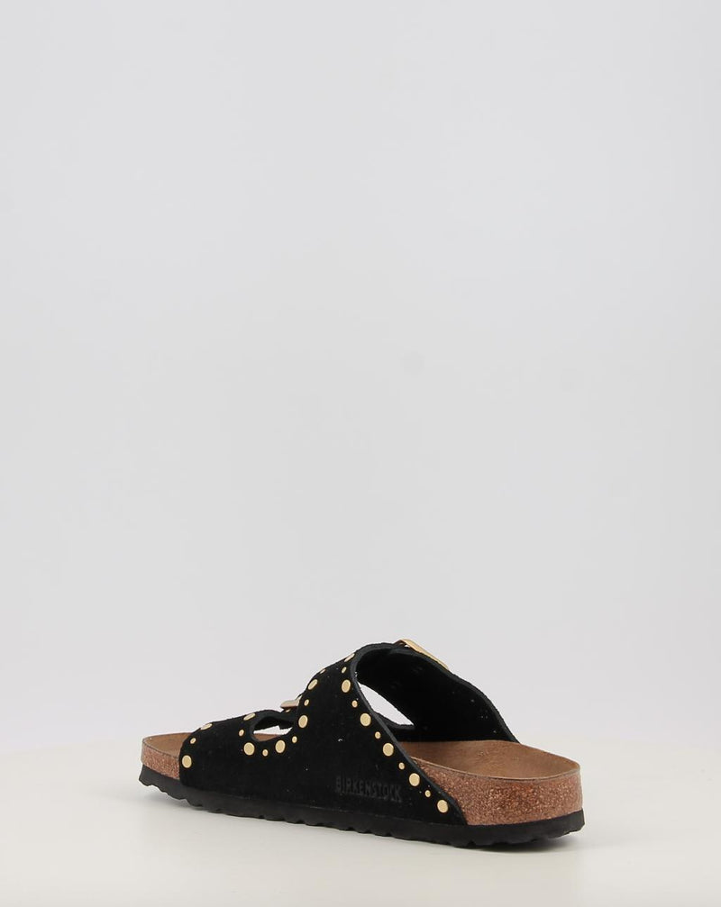 Sandales BIRKENSTOCK ARIZONA RIVET LEVE noir