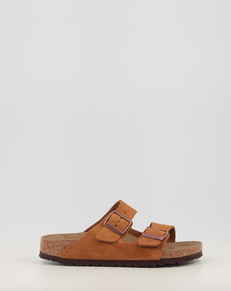 Sandales BIRKENSTOCK Arizona SFB LEVE Mink cuir