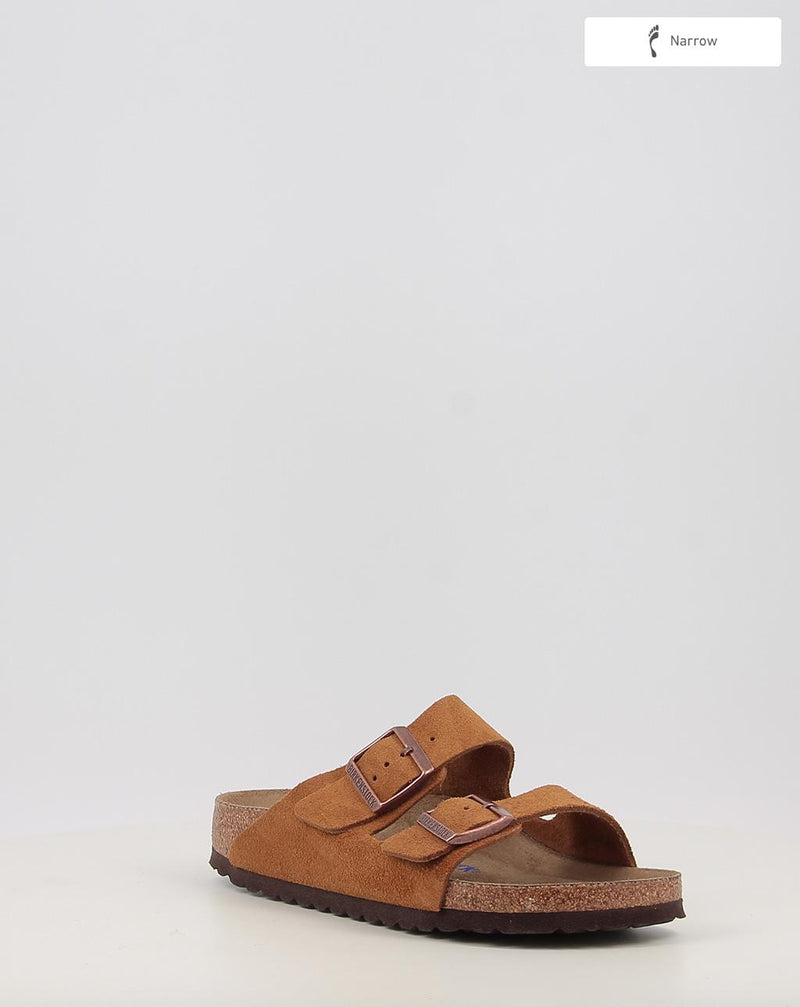 Sandales BIRKENSTOCK Arizona SFB LEVE Mink cuir