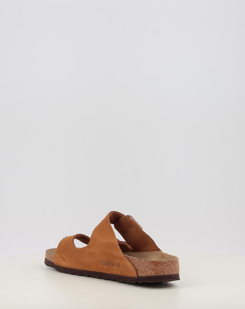Sandales BIRKENSTOCK Arizona SFB LEVE Mink cuir
