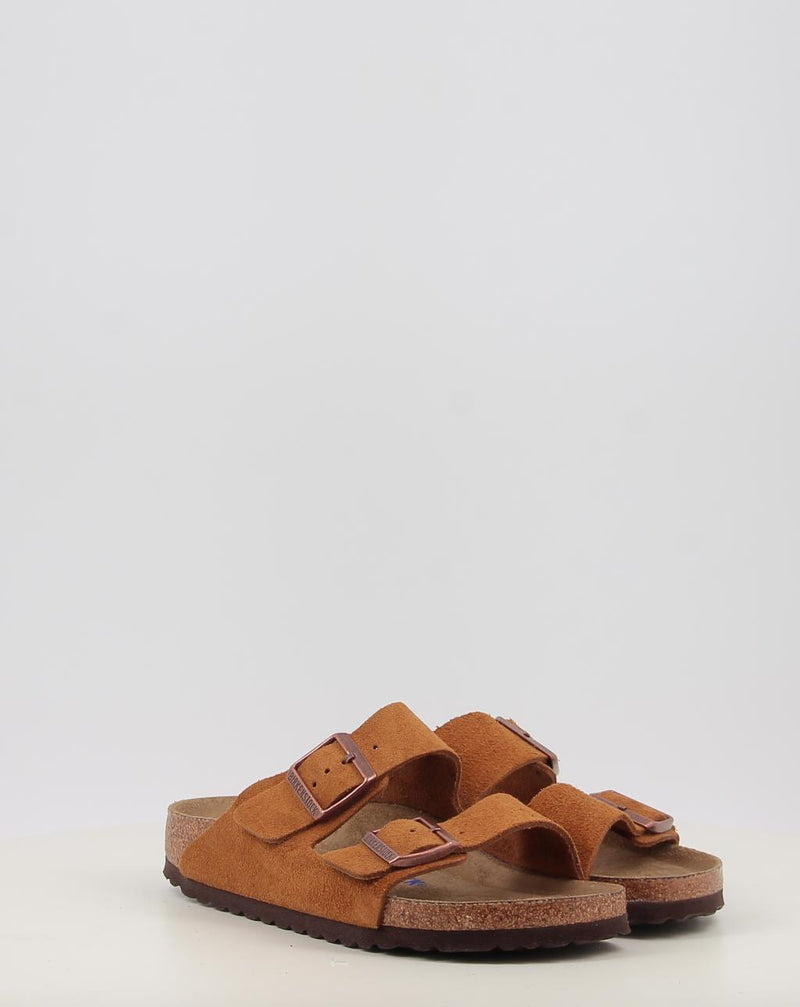 Sandales BIRKENSTOCK Arizona SFB LEVE Mink cuir