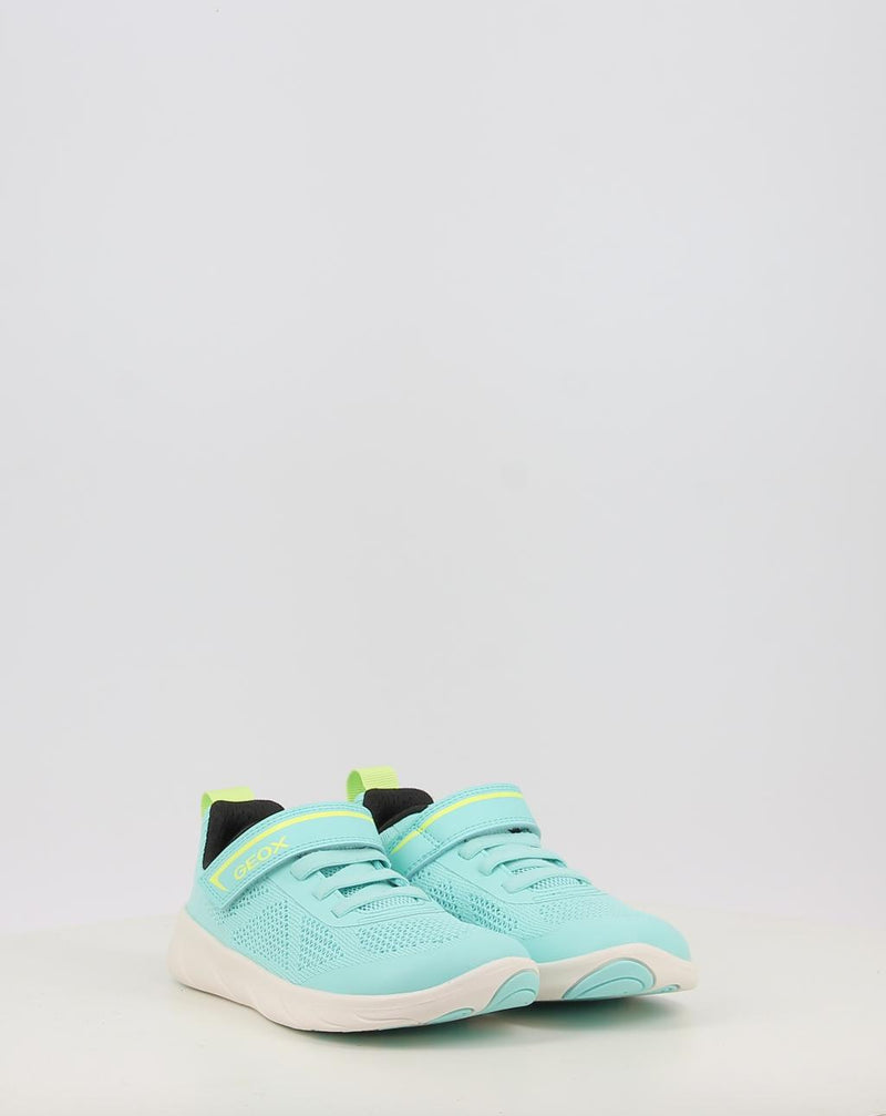 Baskets GEOX J FOOT-RUN GIRL A J65PCA turquoise