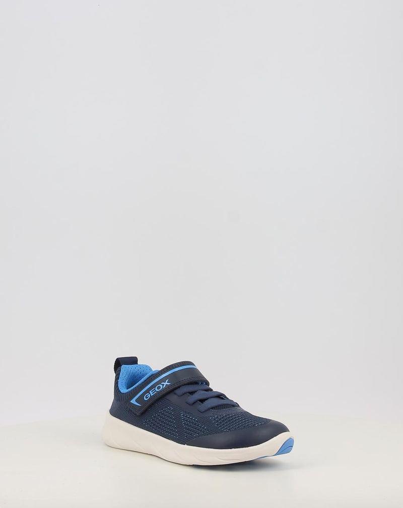 Baskets GEOX J FOOT-RUN BOY B J65PDB bleu