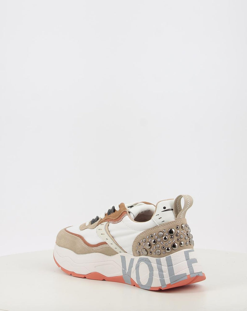 Baskets VOILE BLANCHE CLUB105 sable