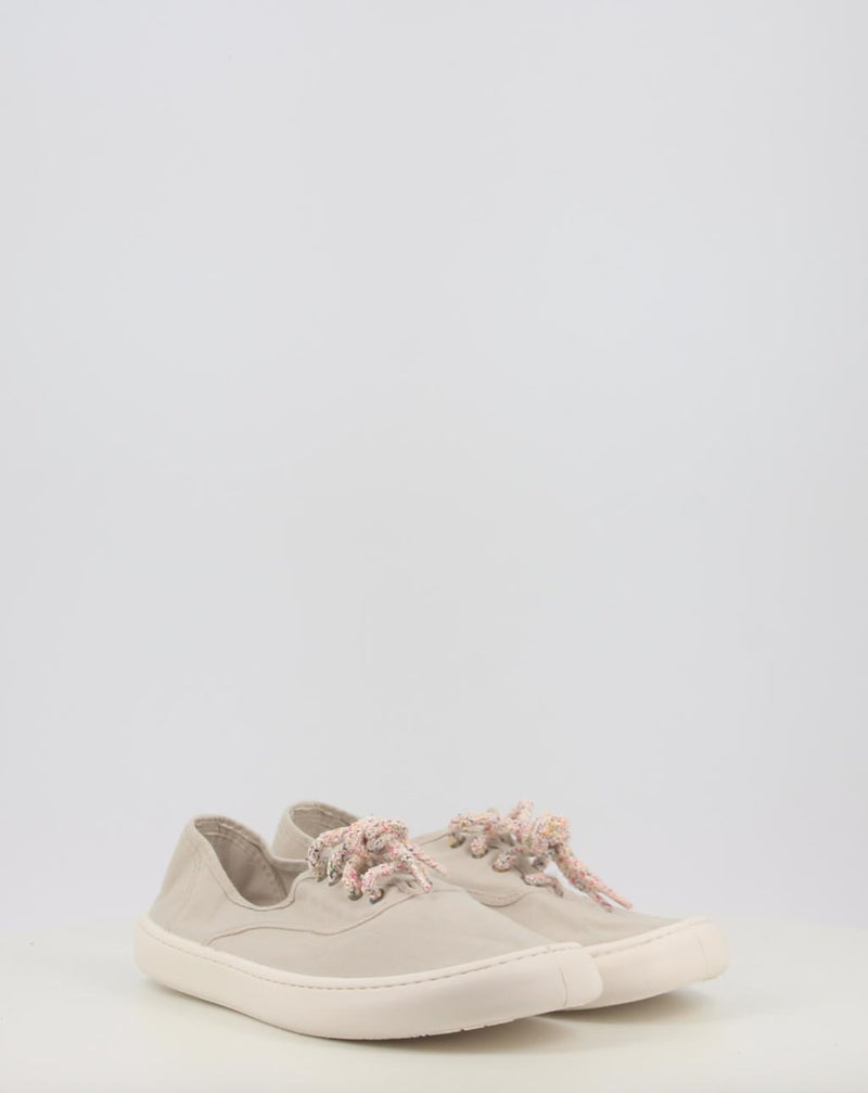 Zapatillas VICTORIA OLMO BAREFOOT LONA TINTADA DREC beig
