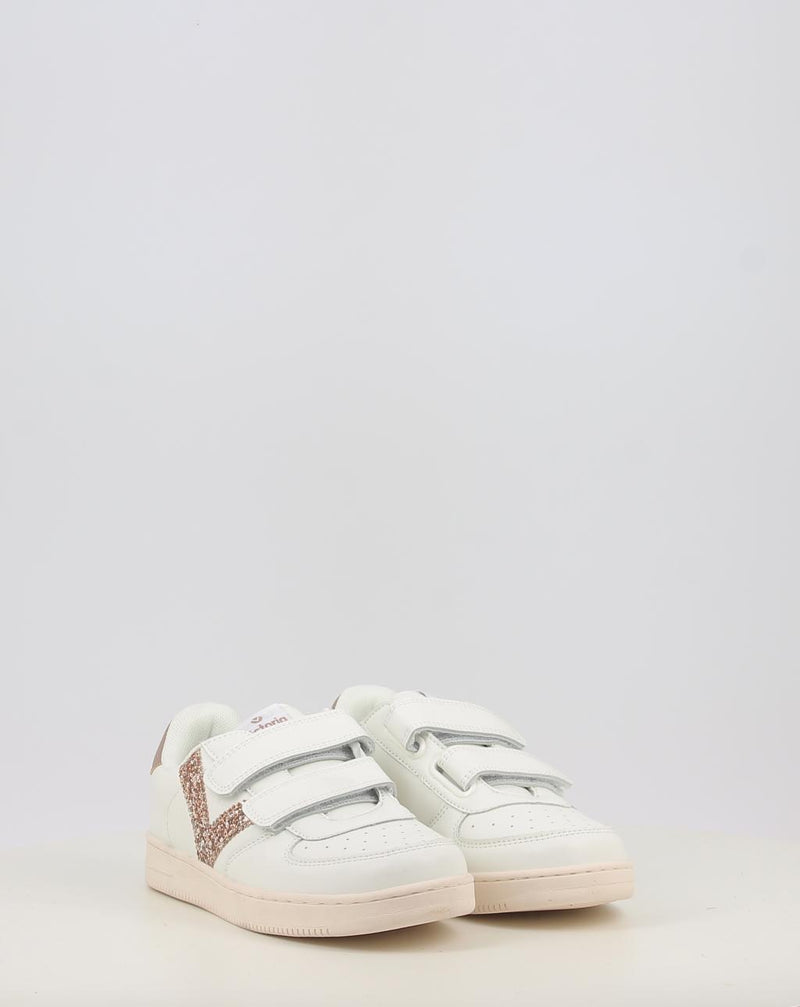 Zapatillas VICTORIA TIEMPO EFECTO PIEL FANTASIA 1124106-594 blanco