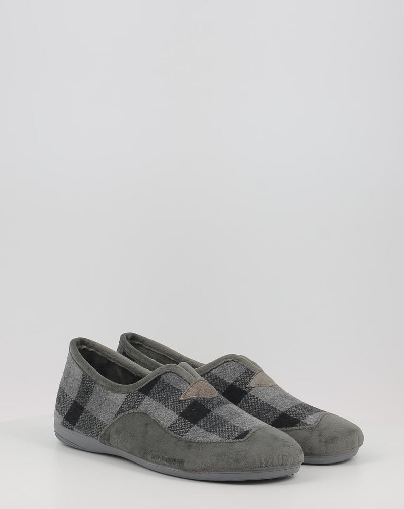 Zapatillas de Casa BIO RELAX 13685 TEIDE 19 gris