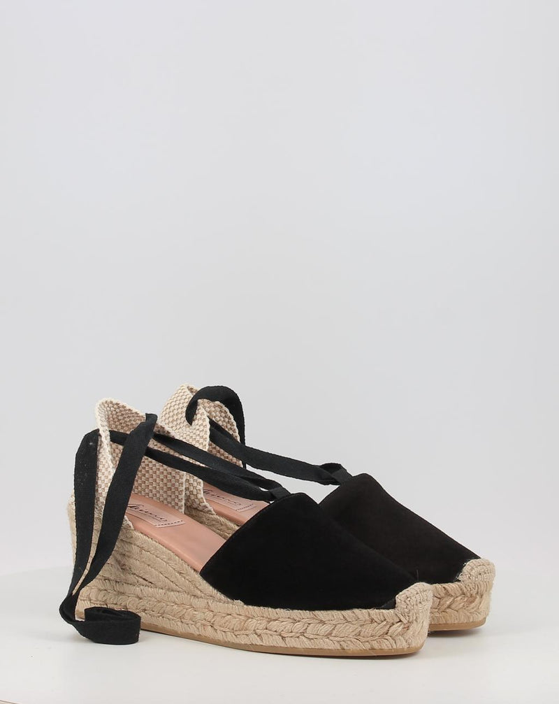 Alpargatas GAIMO VALENCIANA DOBLE negro