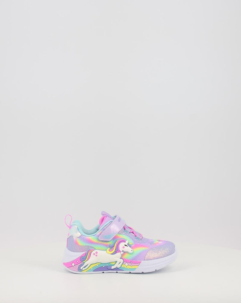 Zapatillas SKECHERS S-LIGHTS UNICORN CHASER morado