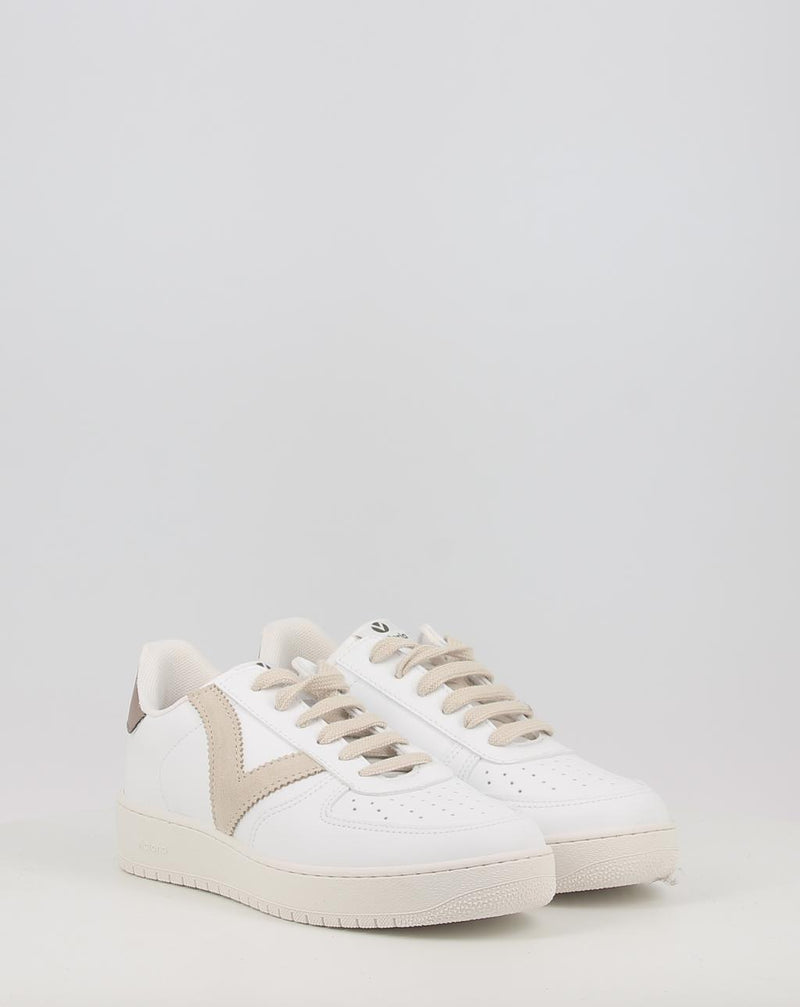 Zapatillas VICTORIA MADRID EFECTO PIEL 1258201-82 blanco