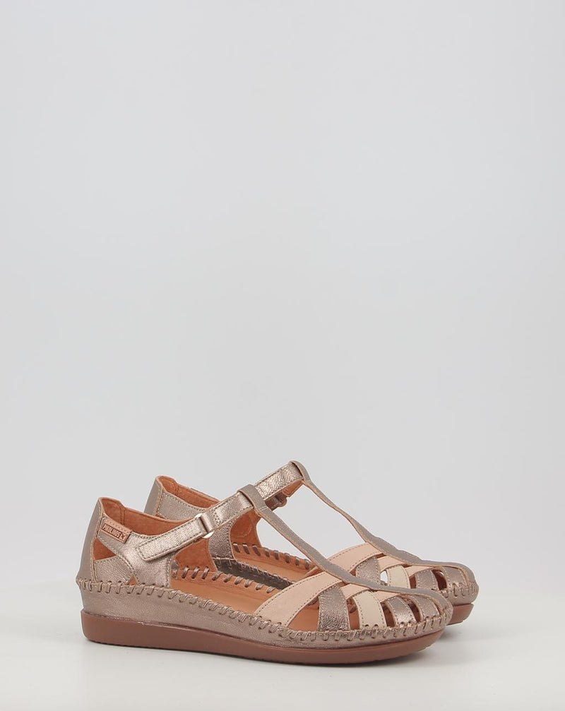Sandalias PIKOLINOS CADAQUES W8K-0705CLC1 metalizado
