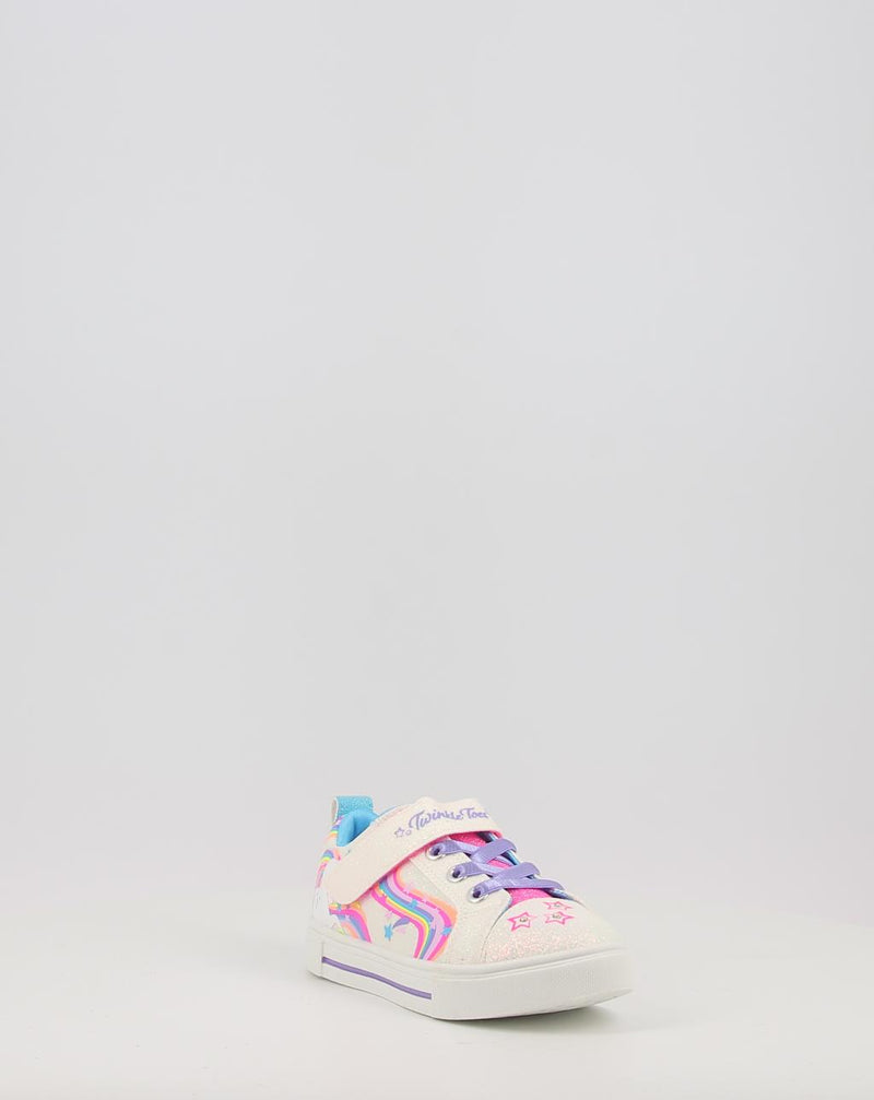 Baskets SKECHERS TWINKLE SPARKS - WHIMSICAL SHIMMER 314818N blanc