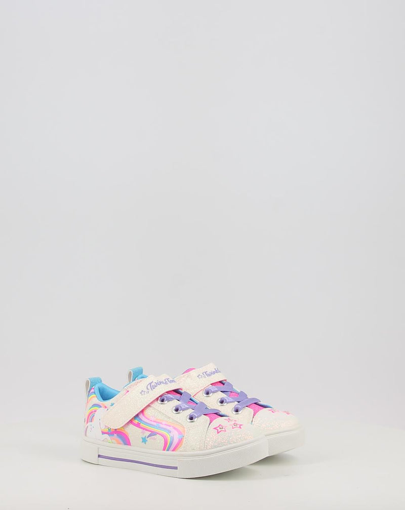Baskets SKECHERS TWINKLE SPARKS - WHIMSICAL SHIMMER 314818N blanc