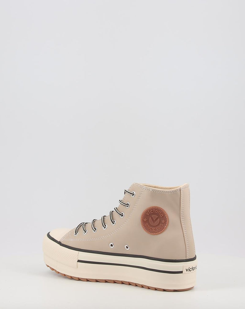 Zapatillas VICTORIA TRIBU DOBLE EFECTO PIEL 1061123 beig