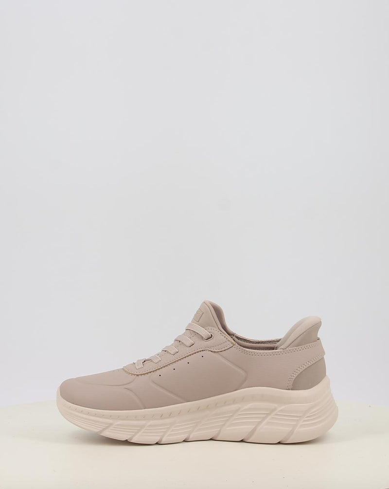 Zapatillas SKECHERS BOBS  B FLEX HI taupe