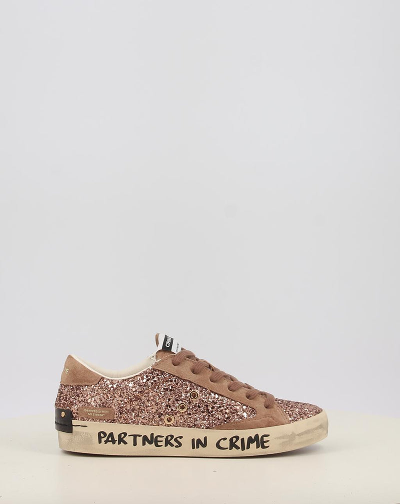 Zapatillas CRIME LONDON DISTRESSED marrón