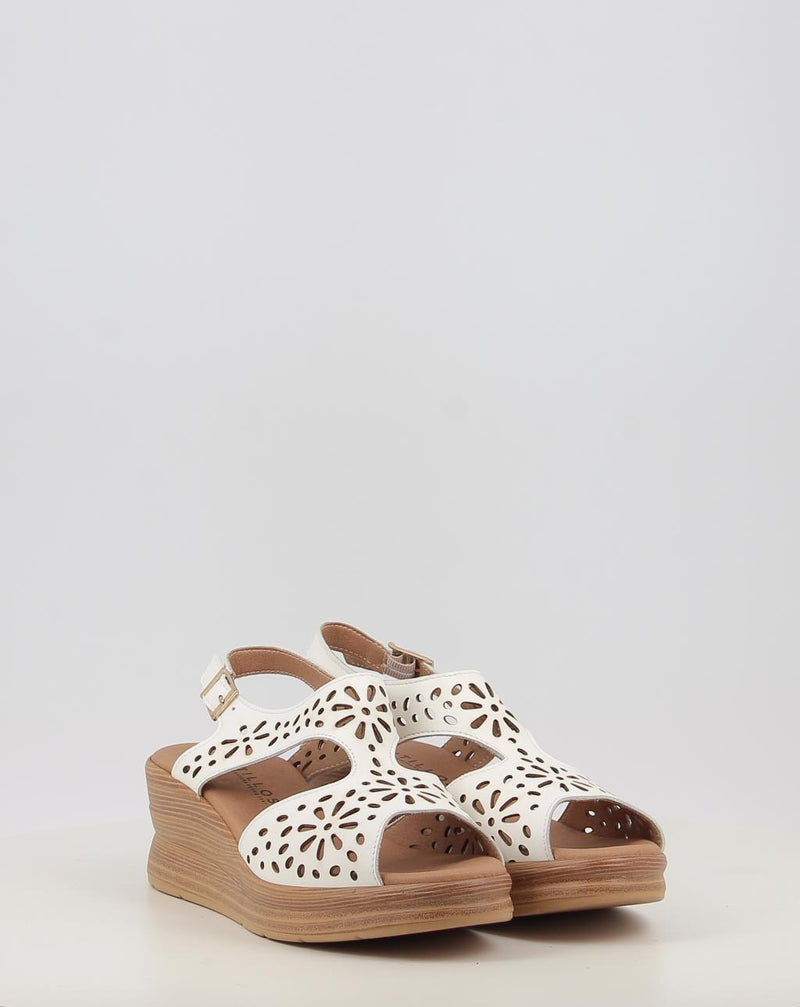Sandales PITILLOS 11051 blanc