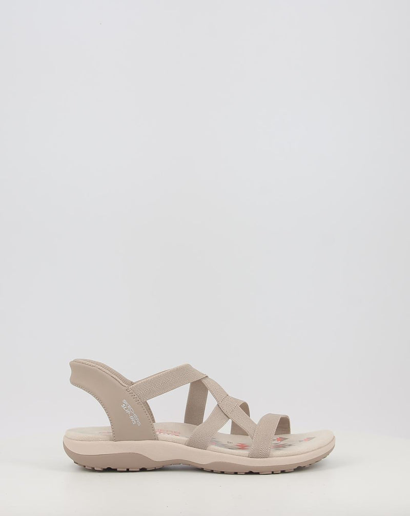 Sandales SKECHERS SLIP-INS: REGGAE SLIM - STRETCH 163460 taupe