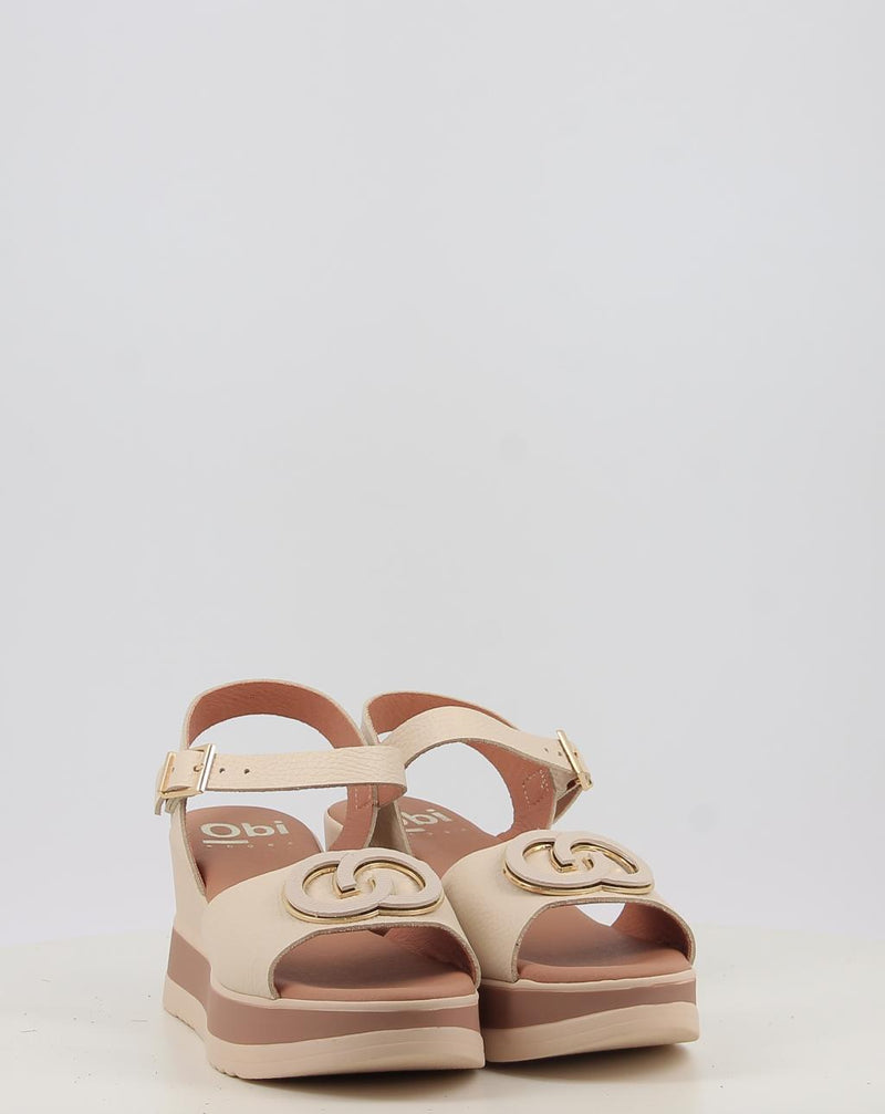Sandales OBI SHOES 6053 crème