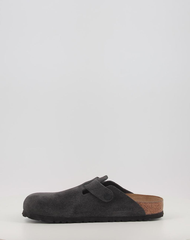 Sabots BIRKENSTOCK BOSTON LEVE Velvet Grey gris