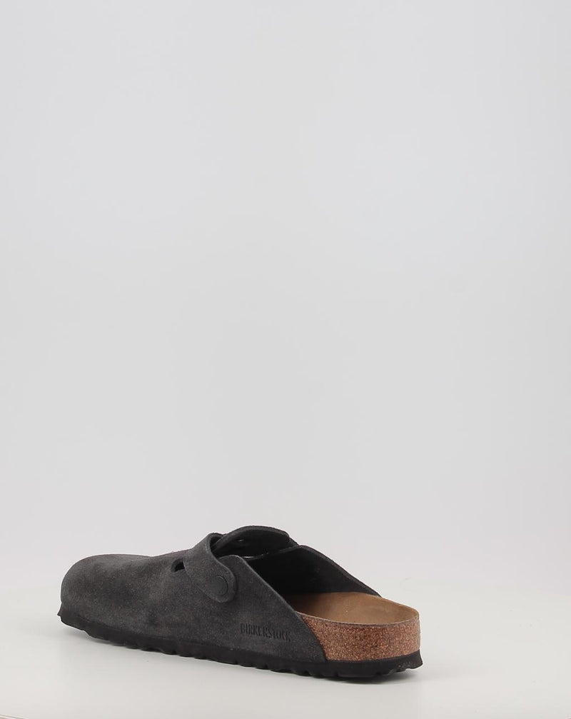 Sabots BIRKENSTOCK BOSTON LEVE Velvet Grey gris