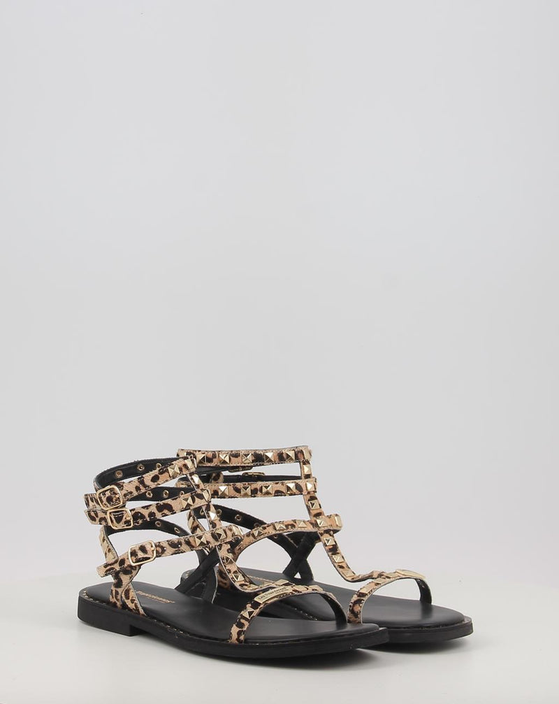 Sandales LES TROPEZZIENNES CORALIE LEO animal print