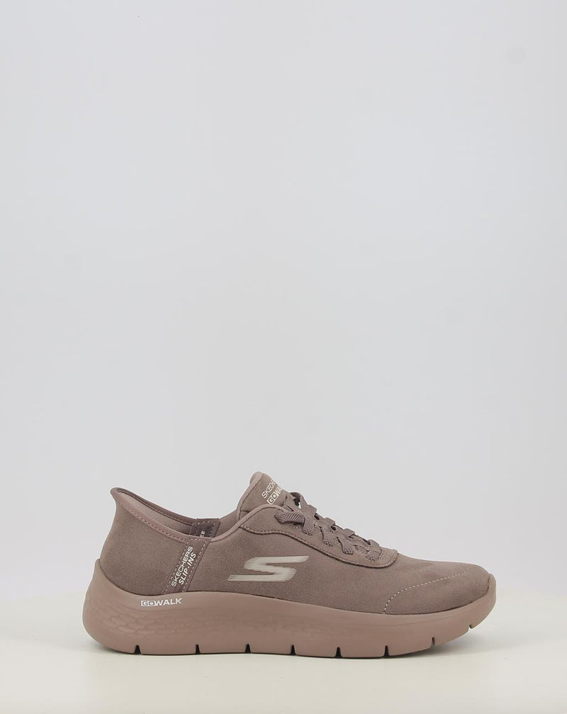 Baskets SKECHERS SLIP-INS: GO WALK FLEX- MALI marron