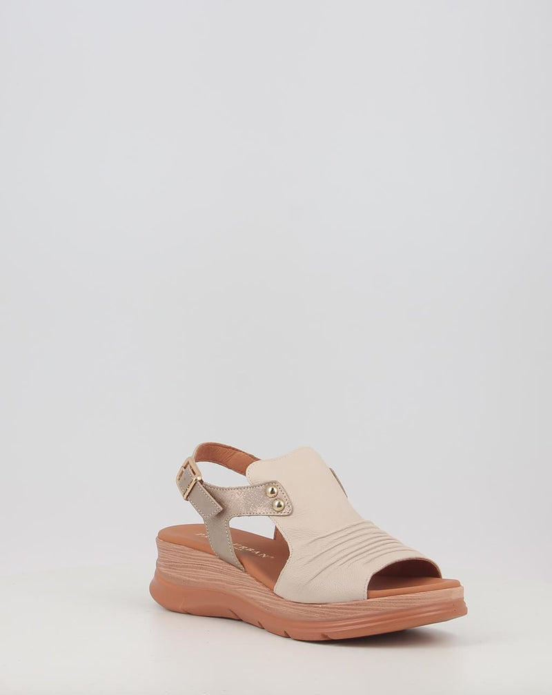 Sandales PAULA URBAN 24-17 crème