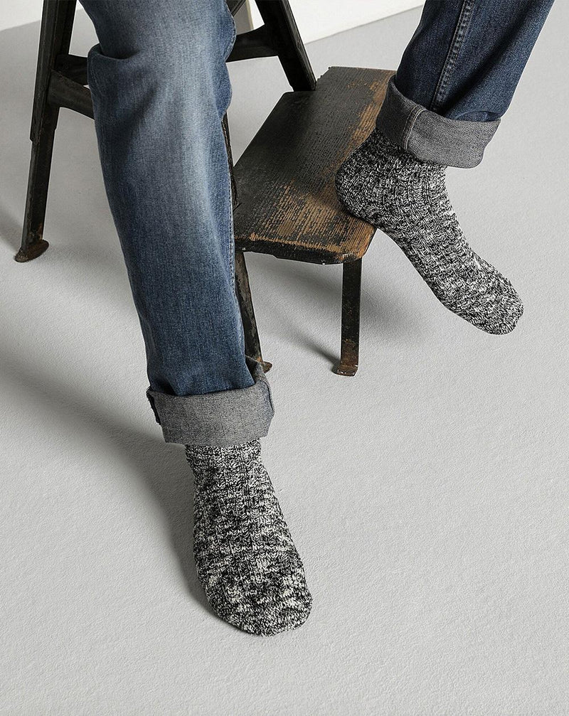 Chaussettes BIRKENSTOCK COTTON SLUB M noir