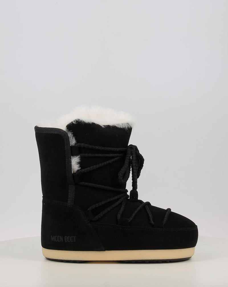 Bottes MOON BOOT MB EVX BOOT SUEDE / SHEARLING noir